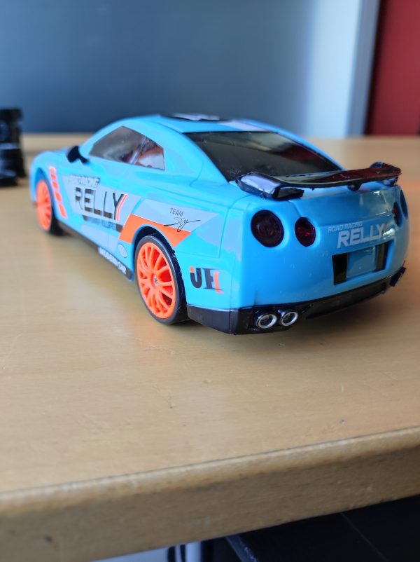Nissan GTR drift autó, teljesen menetkész, világoskék - Image 6