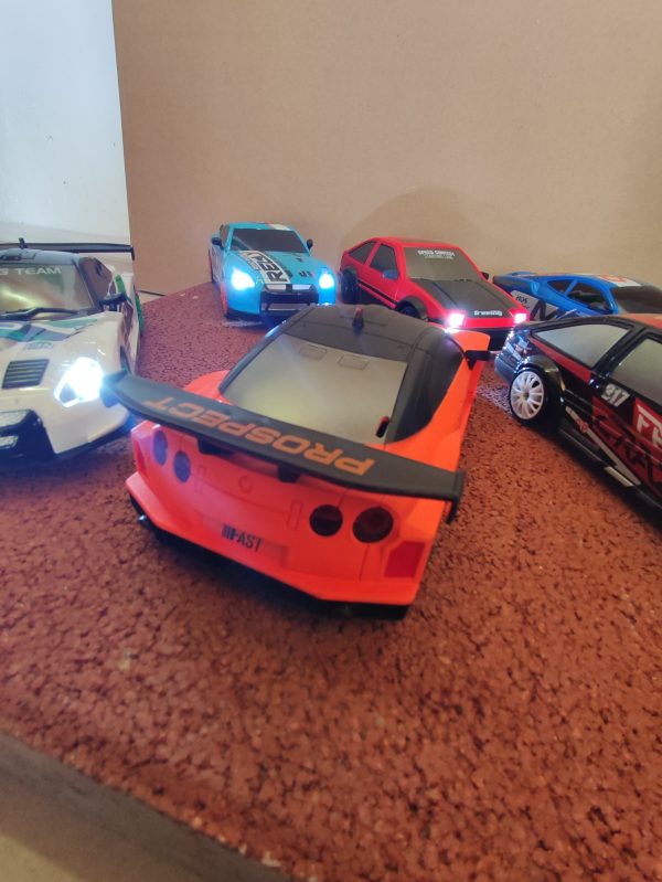 Nissan GTR drift autó, teljesen menetkész, narancssárga - Image 5