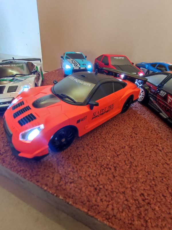 Nissan GTR drift autó, teljesen menetkész, narancssárga - Image 3