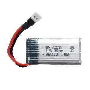 3.7V 400mAh Li-Po akkumulátor – Kiváló teljesítmény RC repülőkhöz és drónokhoz