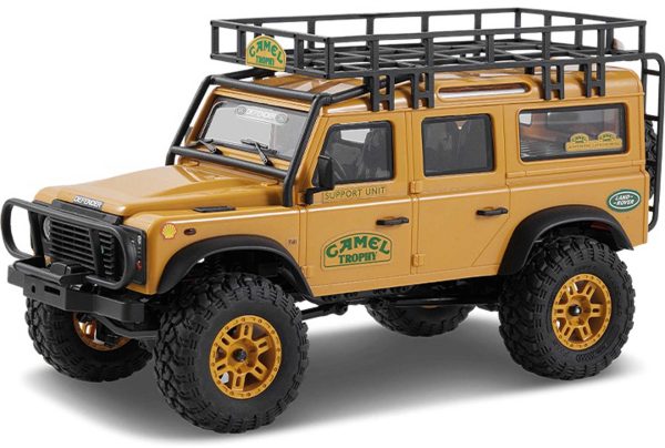 RC Land Rover részletek: ablaktörlők, visszapillantók, tetőcsomagtartó