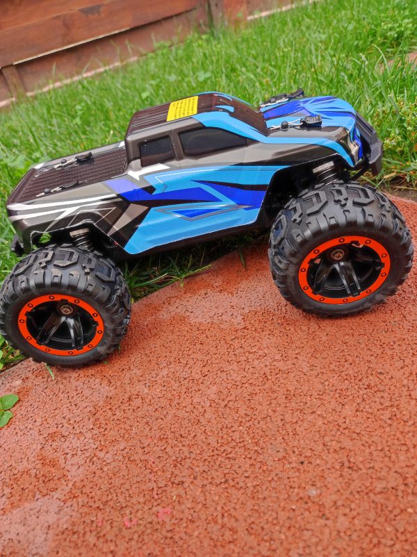 Ravage A RC autó – Kefe nélküli, 45 km/h sebességgel, 1/16 méret, Off-road Terepjáró (kék) - Image 3