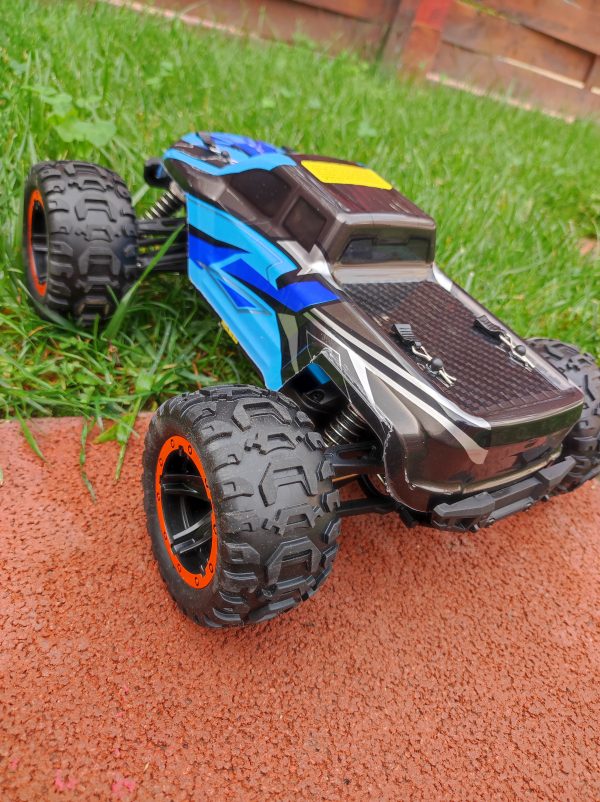 Ravage A RC autó – Kefe nélküli, 45 km/h sebességgel, 1/16 méret, Off-road Terepjáró (kék) - Image 4
