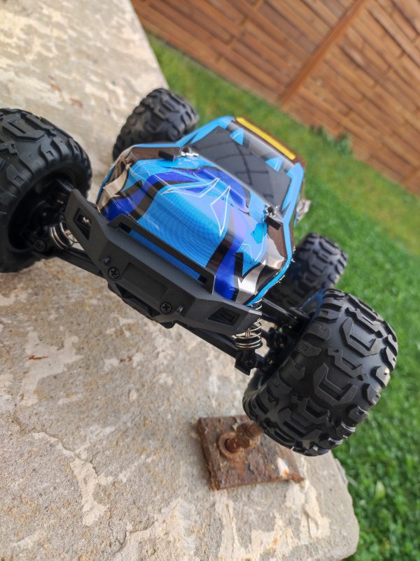 Ravage A RC autó – Kefe nélküli, 45 km/h sebességgel, 1/16 méret, Off-road Terepjáró (kék) - Image 2