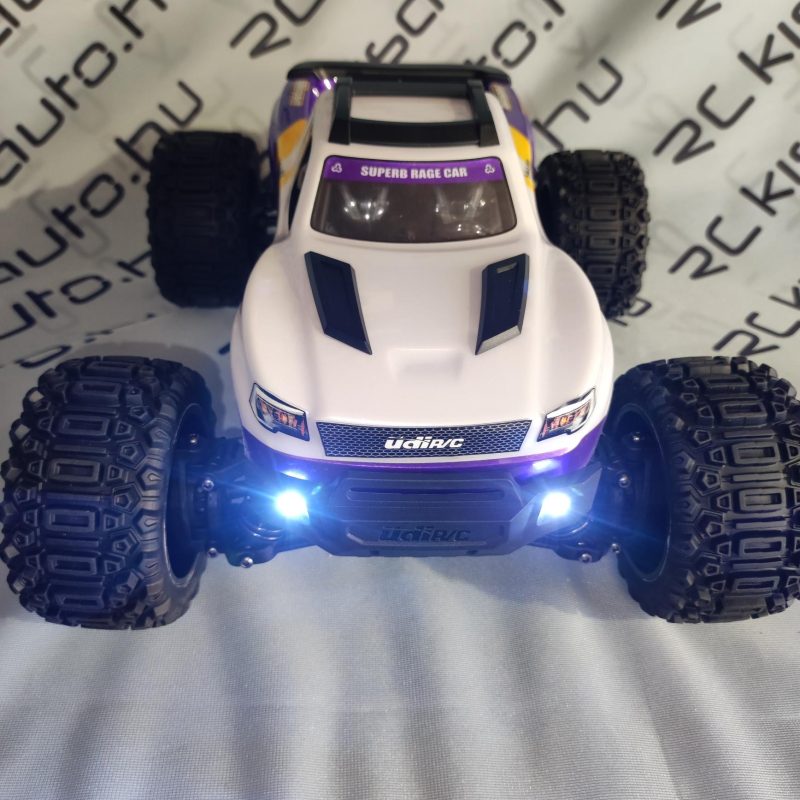 RC Monster truck szemből LED lámpával