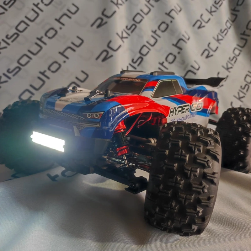Távirányítós brushless truggy LED lámpával
